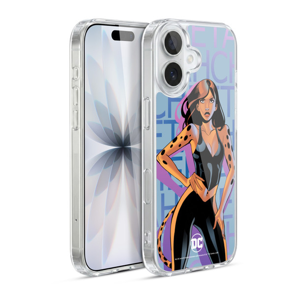 DC Women Core Compositions Cheetah Soft Gel Case for Apple iPhone 17