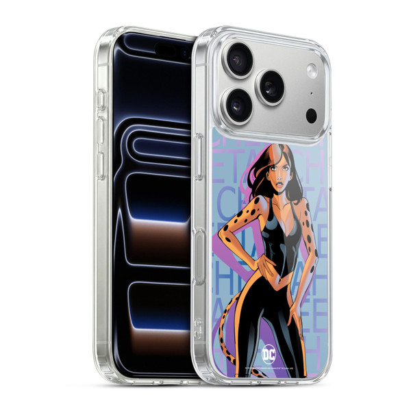 DC Women Core Compositions Cheetah Soft Gel Case for Apple iPhone 17 Pro