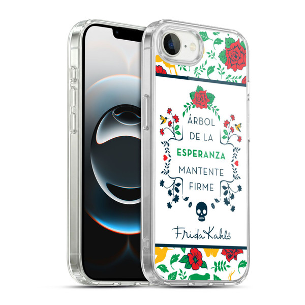 Frida Kahlo Icons Typography Soft Gel Case for Apple iPhone 16e / Apple iPhone 17e & MagSafe