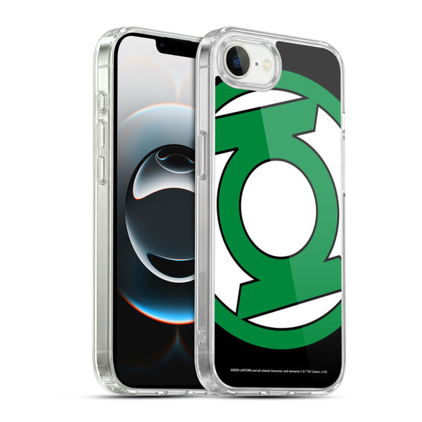 Green Lantern DC Comics Logos Oversized Soft Gel Case for Apple iPhone 16e / Apple iPhone 17e & MagSafe