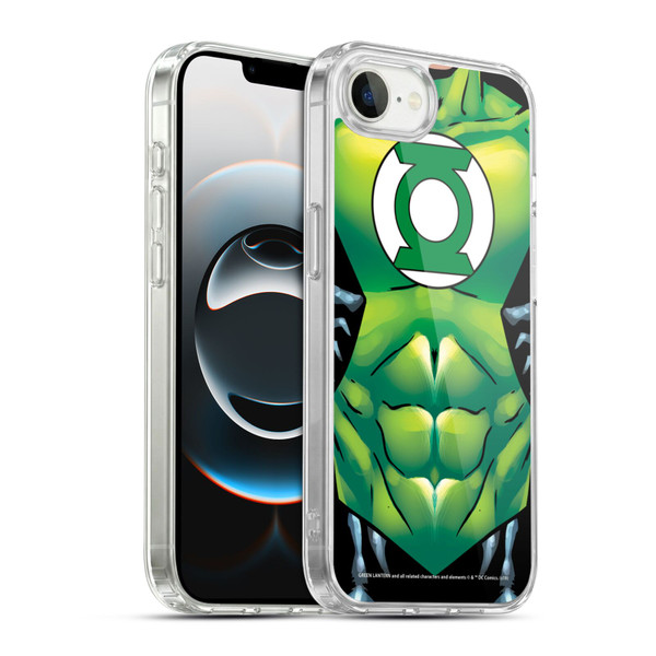 Green Lantern DC Comics Logos Uniform Soft Gel Case for Apple iPhone 16e / Apple iPhone 17e & MagSafe