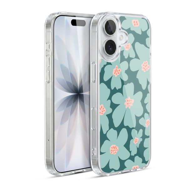 Gabriela Thomeu Retro Daisy Green Soft Gel Case for Apple iPhone 17