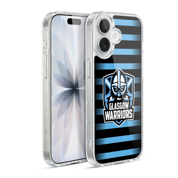 Glasgow Warriors Logo 2 Stripes Soft Gel Case for Apple iPhone 17