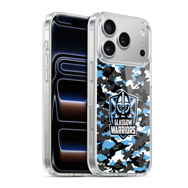 Glasgow Warriors Logo 2 Camouflage Soft Gel Case for Apple iPhone 17 Pro