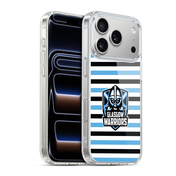 Glasgow Warriors Logo 2 Stripes 2 Soft Gel Case for Apple iPhone 17 Pro