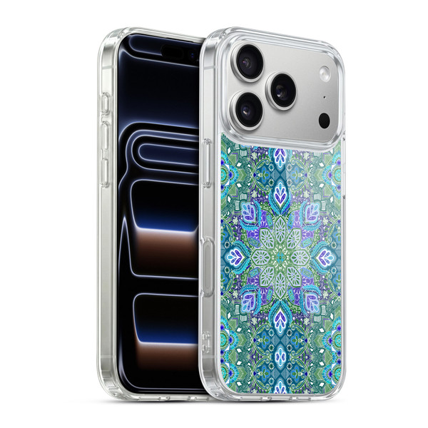 Micklyn Le Feuvre Mandala Peacock Summer Soft Gel Case for Apple iPhone 17 Pro