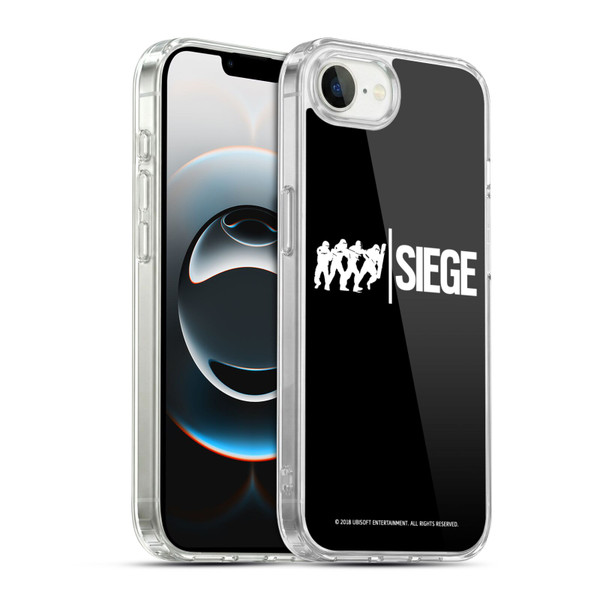 Tom Clancy's Rainbow Six Siege Logos Attack Soft Gel Case for Apple iPhone 16e / Apple iPhone 17e & MagSafe