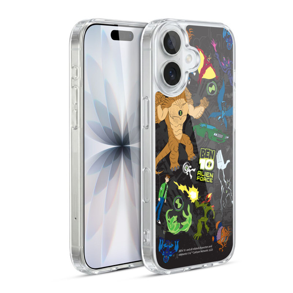 Ben 10: Alien Force Graphics Character Art Soft Gel Case for Apple iPhone 17