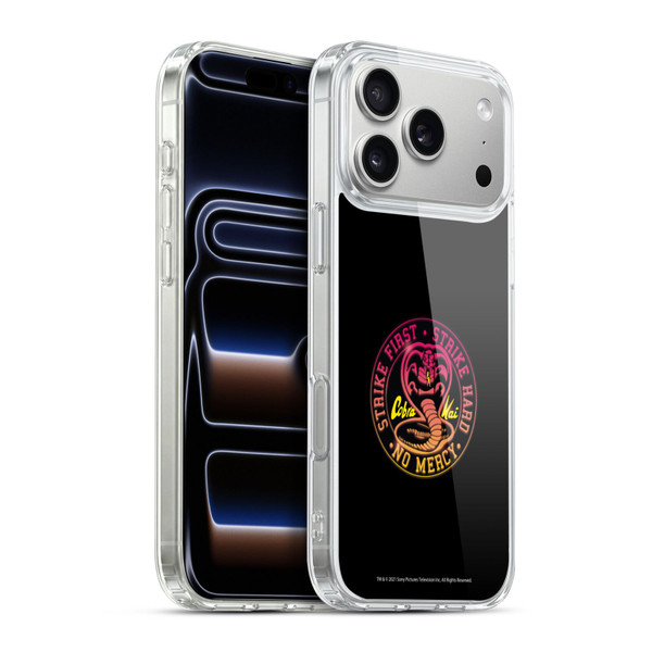 Cobra Kai Key Art Strike Hard Logo Soft Gel Case for Apple iPhone 17 Pro Max