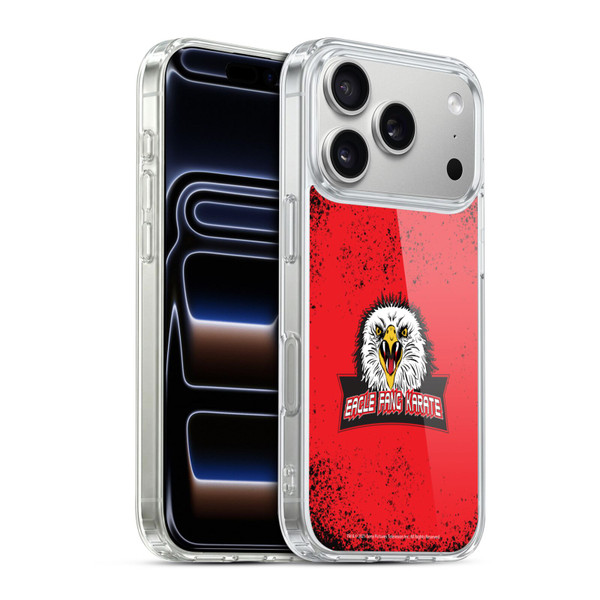 Cobra Kai Key Art Eagle Fang Logo Soft Gel Case for Apple iPhone 17 Pro