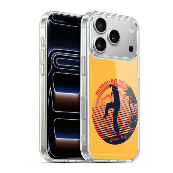 Cobra Kai Key Art Miyagi Do Logo Soft Gel Case for Apple iPhone 17 Pro