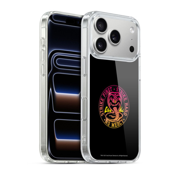 Cobra Kai Key Art Strike Hard Logo Soft Gel Case for Apple iPhone 17 Pro