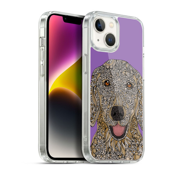 Valentina Dogs Golden Retriever Soft Gel Case for Apple iPhone 14