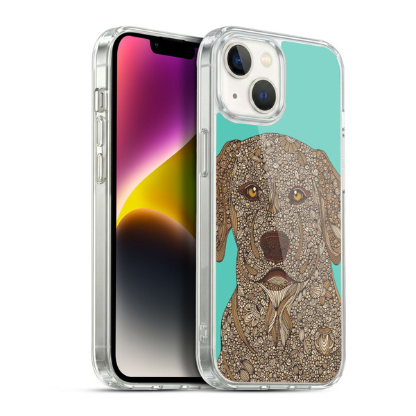 Valentina Dogs Yellow Lab Soft Gel Case for Apple iPhone 14