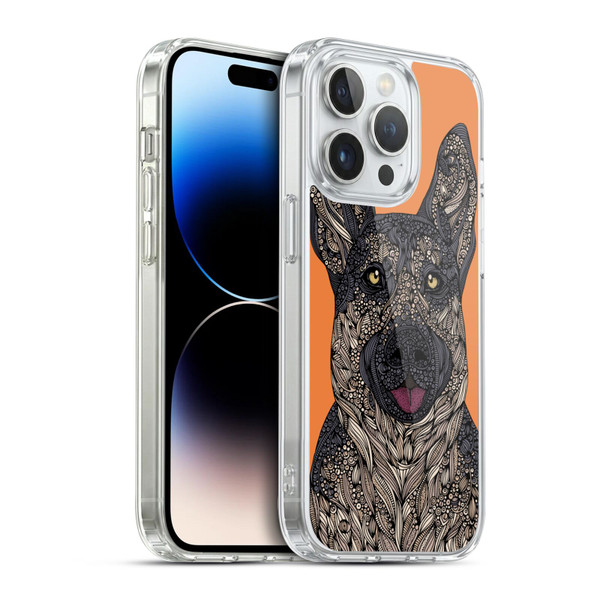 Valentina Dogs German Shepherd Soft Gel Case for Apple iPhone 14 Pro & MagSafe