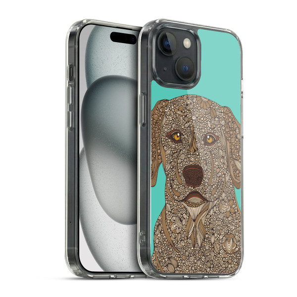 Valentina Dogs Yellow Lab Soft Gel Case for Apple iPhone 15 & MagSafe