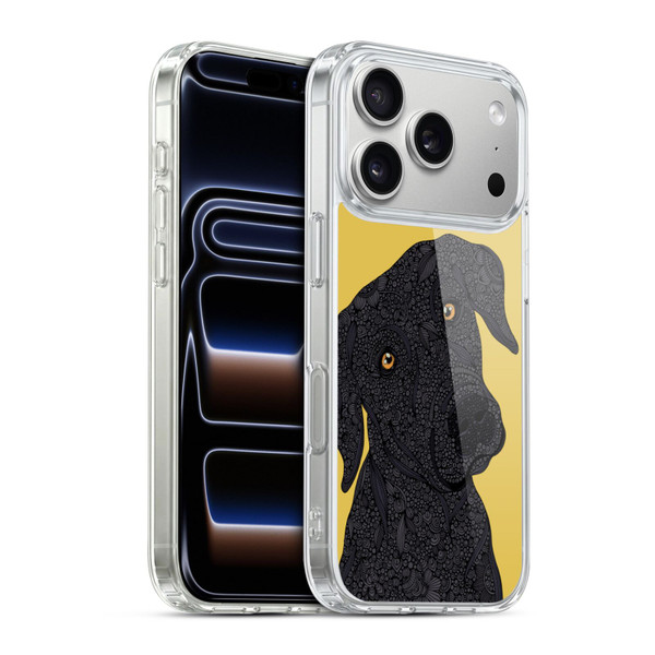 Valentina Dogs Black Labrador Soft Gel Case for Apple iPhone 17 Pro