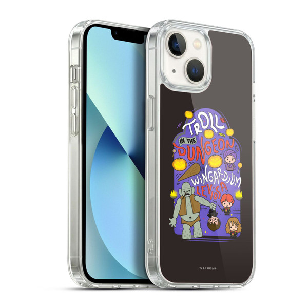 Harry Potter Deathly Hallows III Troll Dungeon Soft Gel Case for Apple iPhone 13