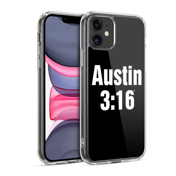 WWE Stone Cold Steve Austin 3:16 Soft Gel Case for Apple iPhone 11