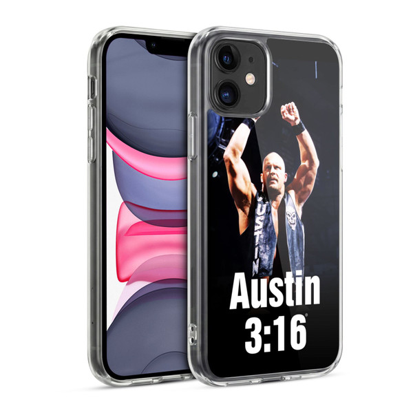 WWE Stone Cold Steve Austin Photo Soft Gel Case for Apple iPhone 11
