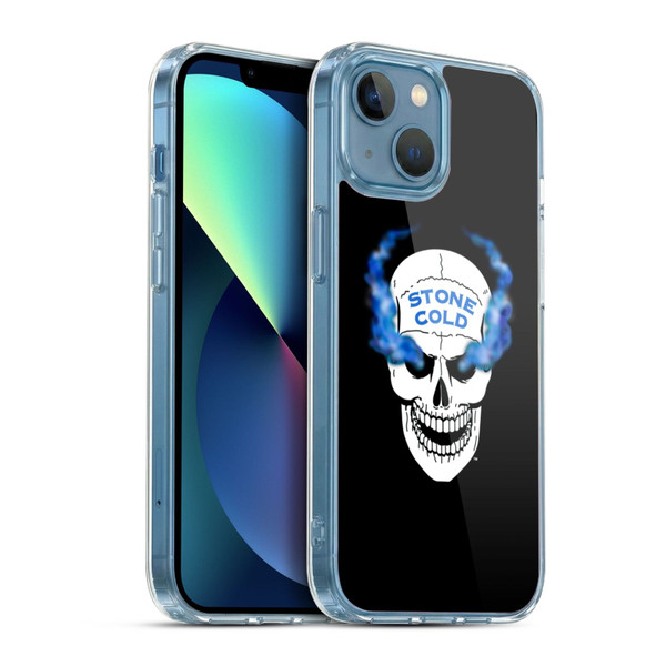 WWE Stone Cold Steve Austin Retro Skull Soft Gel Case for Apple iPhone 13 Mini & MagSafe