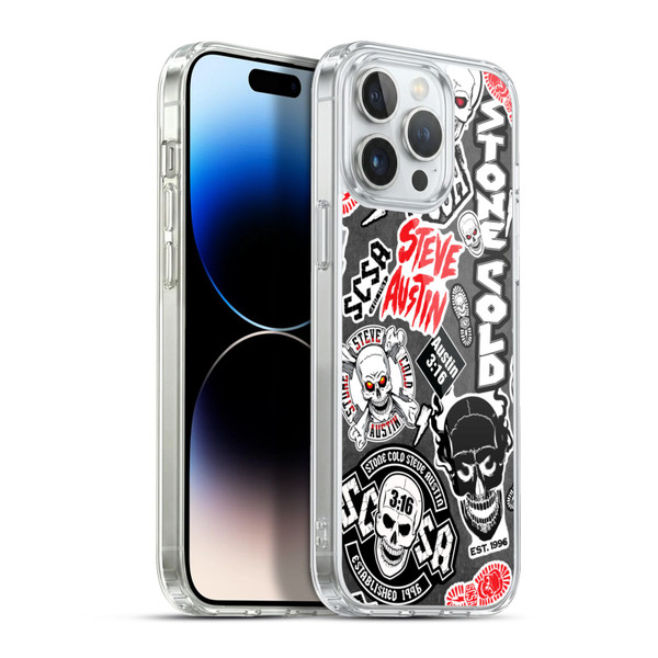 WWE Stone Cold Steve Austin Icons Soft Gel Case for Apple iPhone 13 Pro Max & MagSafe