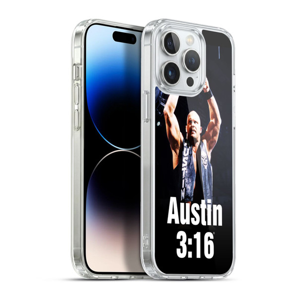 WWE Stone Cold Steve Austin Photo Soft Gel Case for Apple iPhone 13 Pro Max & MagSafe