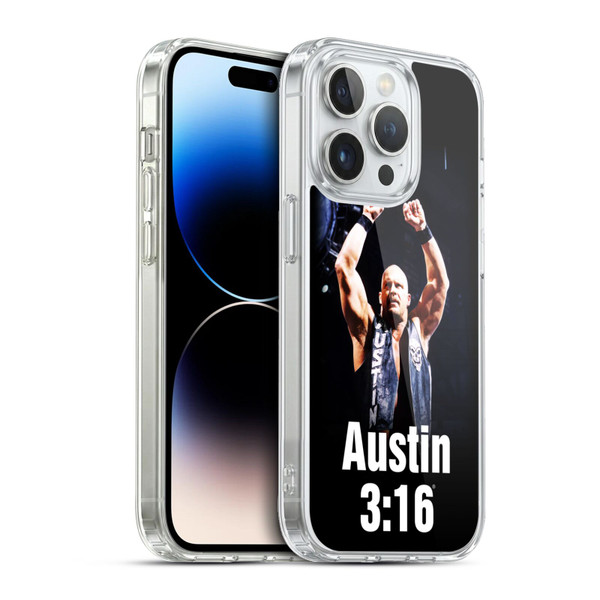 WWE Stone Cold Steve Austin Photo Soft Gel Case for Apple iPhone 13 Pro & MagSafe