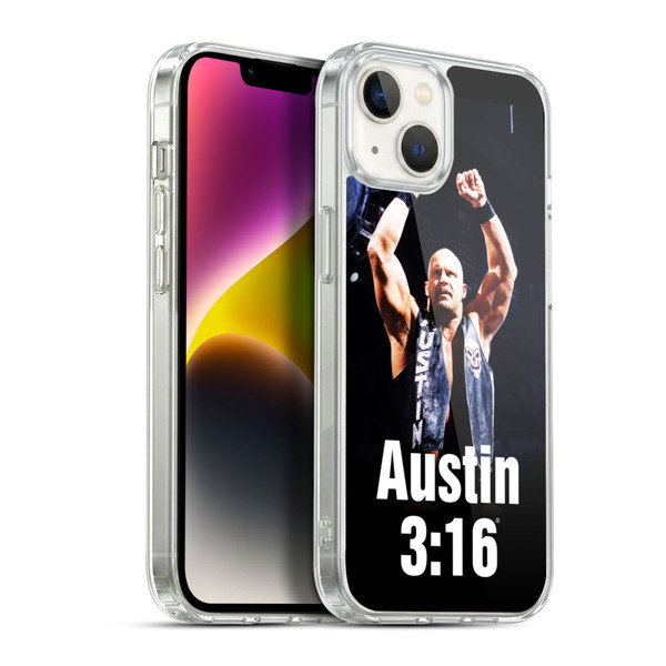 WWE Stone Cold Steve Austin Photo Soft Gel Case for Apple iPhone 14 Plus & MagSafe