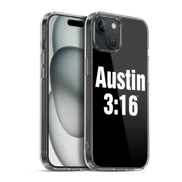 WWE Stone Cold Steve Austin 3:16 Soft Gel Case for Apple iPhone 15 Plus & MagSafe