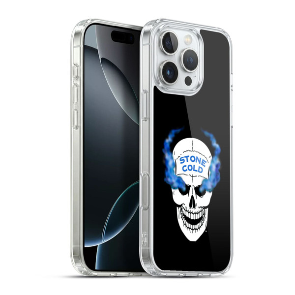 WWE Stone Cold Steve Austin Retro Skull Soft Gel Case for Apple iPhone 16 Pro Max & MagSafe