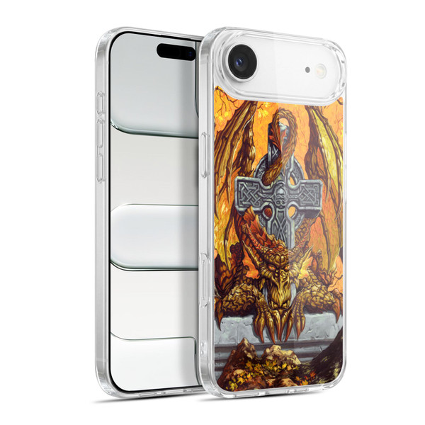 Ed Beard Jr Dragons Celtic Autumn Cross Soft Gel Case for Apple iPhone 17 Air