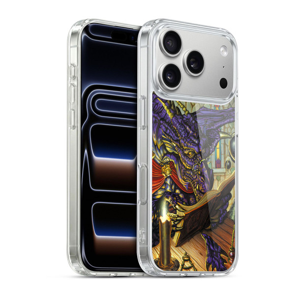Ed Beard Jr Dragons A Good Book Soft Gel Case for Apple iPhone 17 Pro