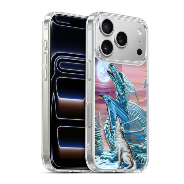 Ed Beard Jr Dragons Moon Song Wolf Moon Soft Gel Case for Apple iPhone 17 Pro