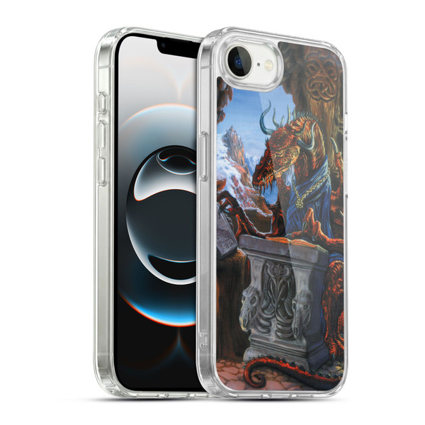 Ed Beard Jr Dragons Ancient Scholar Soft Gel Case for Apple iPhone 16e / Apple iPhone 17e & MagSafe