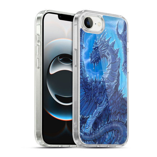 Ed Beard Jr Dragons Glacier Soft Gel Case for Apple iPhone 16e / Apple iPhone 17e & MagSafe