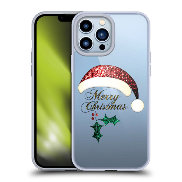 PLdesign Christmas Santa Hat Soft Gel Case for Apple iPhone 13 Pro Max & MagSafe