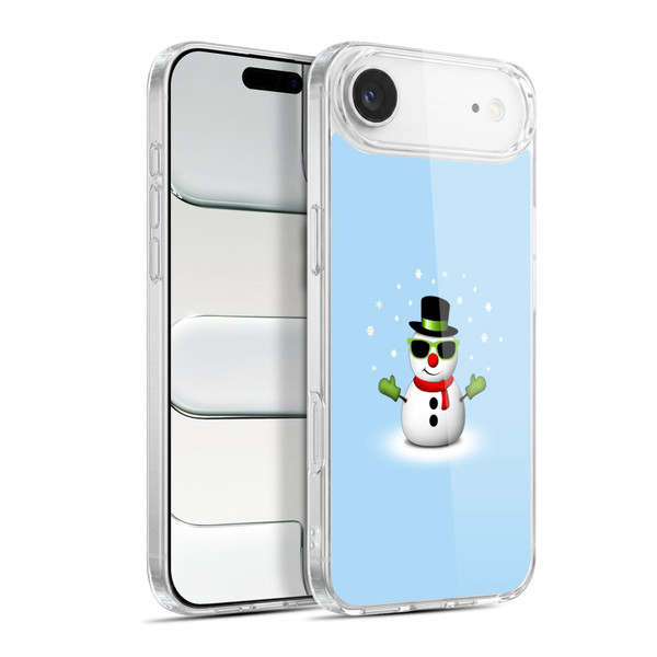 PLdesign Christmas Cool Snowman With Shades Soft Gel Case for Apple iPhone 17 Air