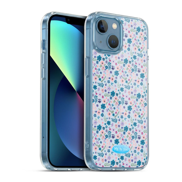 Me To You Soft Focus Flower Pattern Soft Gel Case for Apple iPhone 13 Mini & MagSafe