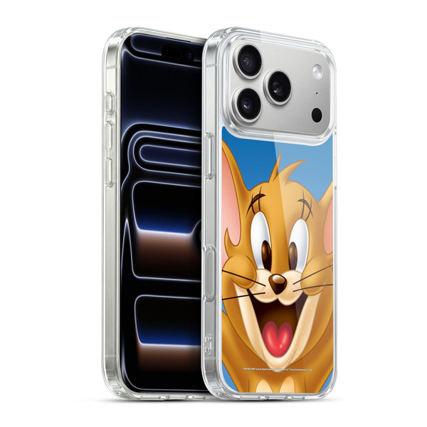 Tom and Jerry Full Face Jerry Soft Gel Case for Apple iPhone 17 Pro Max