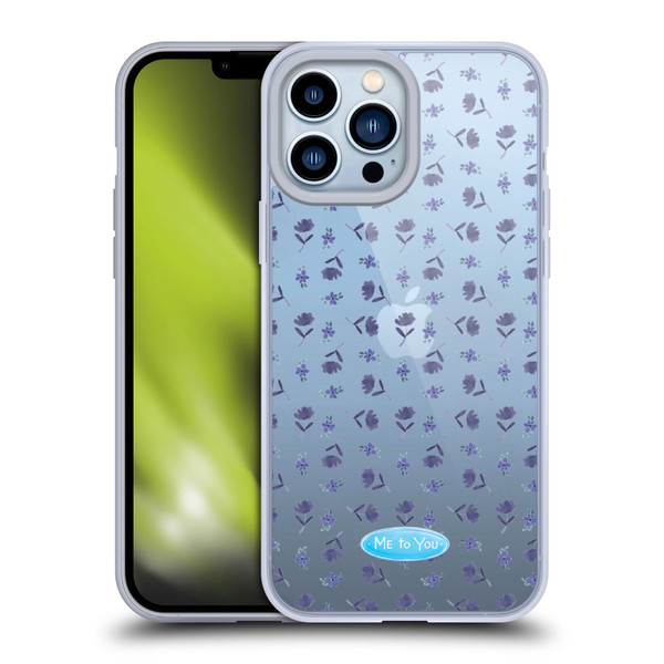 Me To You Soft Focus Lilac Pattern Soft Gel Case for Apple iPhone 13 Pro Max & MagSafe