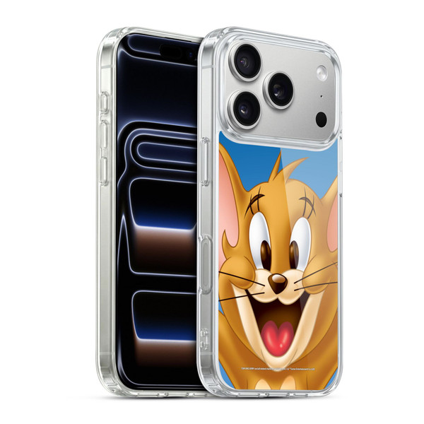 Tom and Jerry Full Face Jerry Soft Gel Case for Apple iPhone 17 Pro
