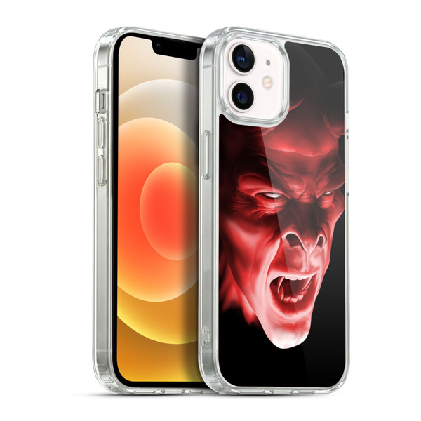 Tom Wood Horror Shadow Demon Soft Gel Case for Apple iPhone 12 / iPhone 12 Pro & MagSafe