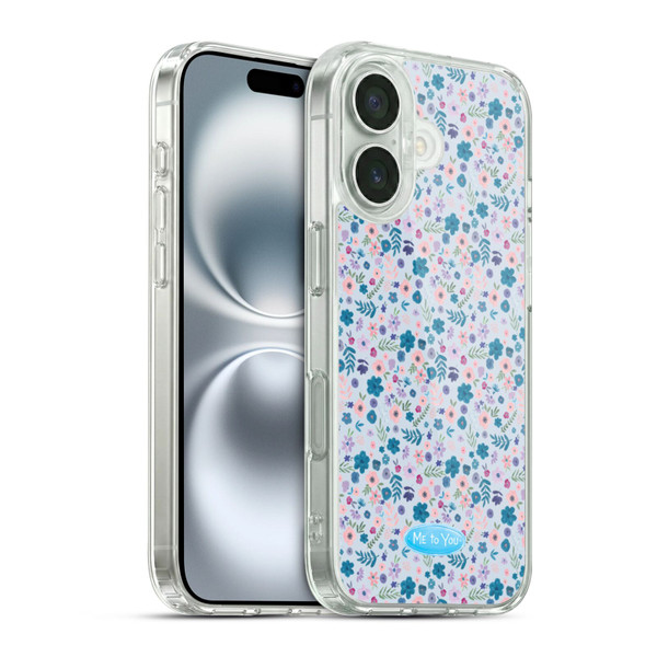 Me To You Soft Focus Flower Pattern Soft Gel Case for Apple iPhone 16 & MagSafe