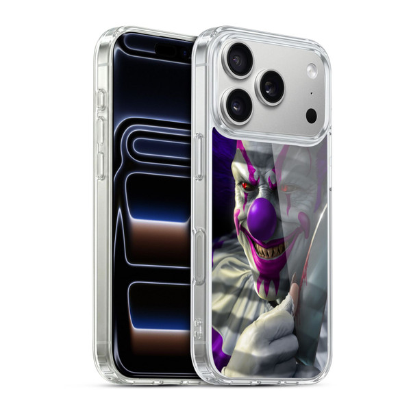 Tom Wood Horror Mischief The Clown Soft Gel Case for Apple iPhone 17 Pro
