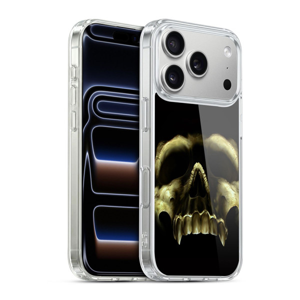 Tom Wood Horror Shadow Skull Soft Gel Case for Apple iPhone 17 Pro