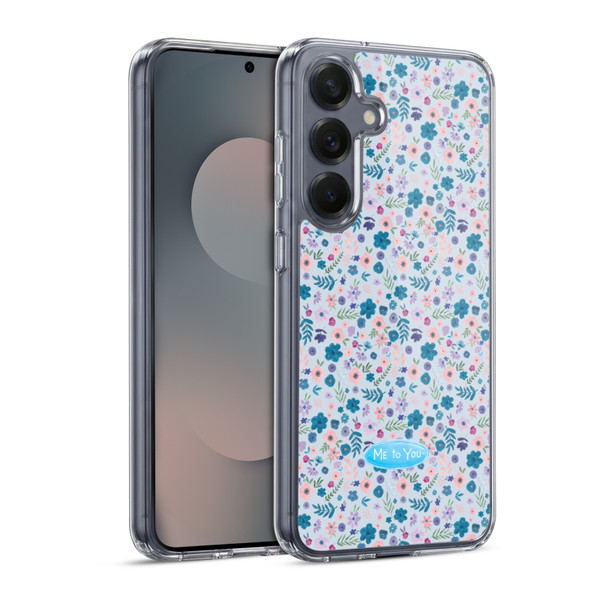 Me To You Soft Focus Flower Pattern Soft Gel Case for Samsung Galaxy S25 & MagSafe