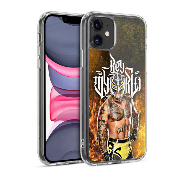 WWE Rey Mysterio Portrait Soft Gel Case for Apple iPhone 11