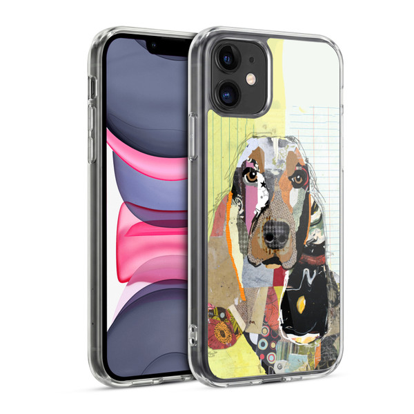 Michel Keck Dogs Basset Hound Soft Gel Case for Apple iPhone 11