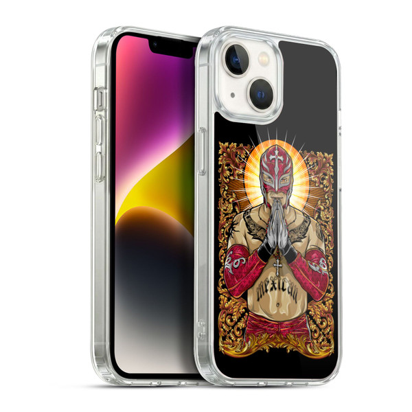 WWE Rey Mysterio Glow Soft Gel Case for Apple iPhone 14